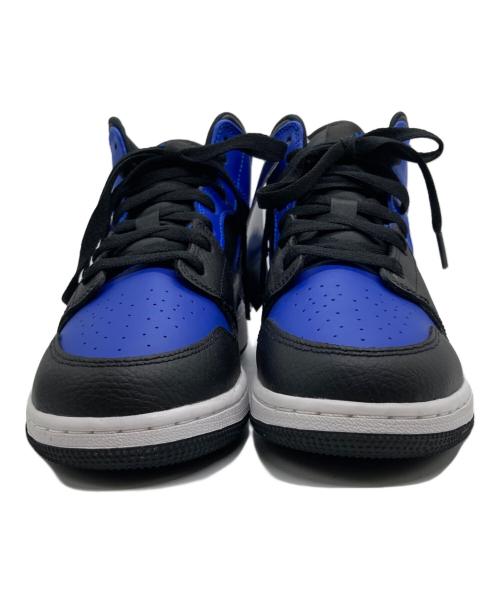 NIKE（ナイキ）NIKE (ナイキ) AIR JORDAN 1 MID GS ブルー サイズ:24の古着・服飾アイテム