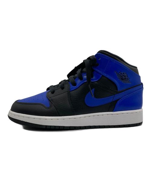 NIKE（ナイキ）NIKE (ナイキ) AIR JORDAN 1 MID GS ブルー サイズ:24の古着・服飾アイテム