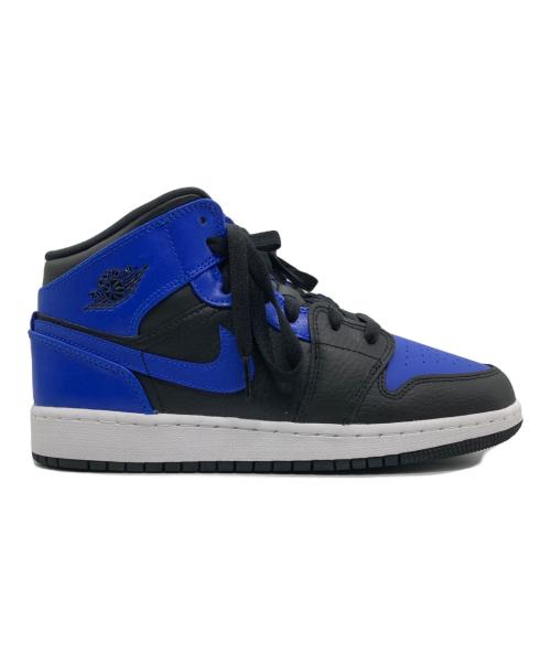 NIKE（ナイキ）NIKE (ナイキ) AIR JORDAN 1 MID GS ブルー サイズ:24の古着・服飾アイテム