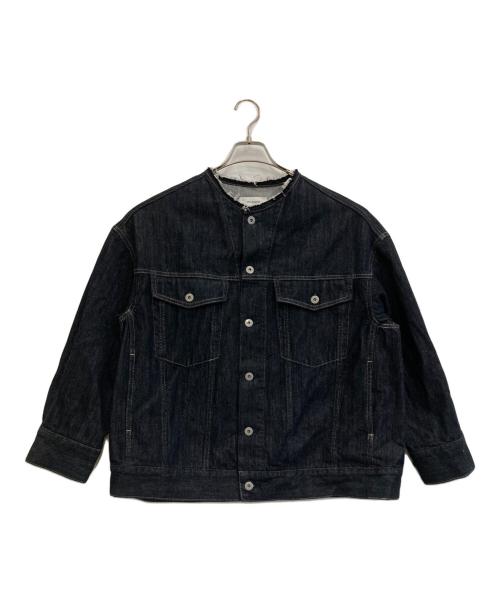 STYLE MIXER（スタイルミキサー）STYLE MIXER (スタイルミキサー) ノーカラーデニムジャケット インディゴ サイズ:Fの古着・服飾アイテム