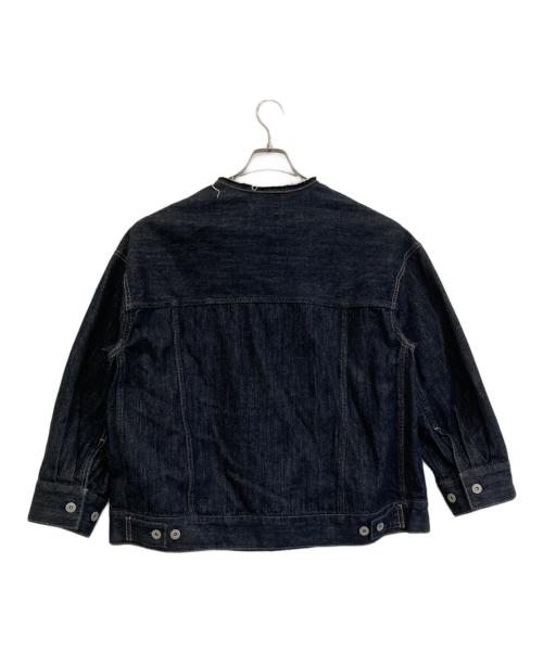 STYLE MIXER（スタイルミキサー）STYLE MIXER (スタイルミキサー) ノーカラーデニムジャケット インディゴ サイズ:Fの古着・服飾アイテム