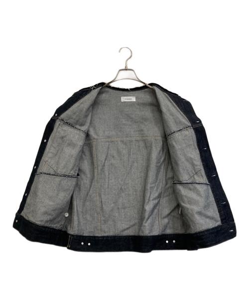 STYLE MIXER（スタイルミキサー）STYLE MIXER (スタイルミキサー) ノーカラーデニムジャケット インディゴ サイズ:Fの古着・服飾アイテム