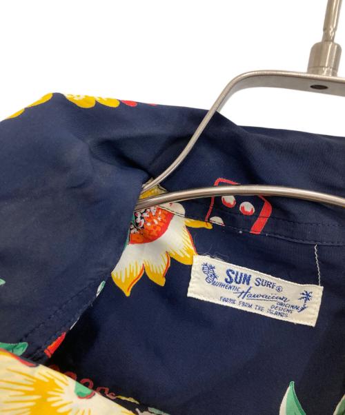 Sun Surf（サンサーフ）Sun Surf (サンサーフ) アロハシャツ ネイビー サイズ:Lの古着・服飾アイテム