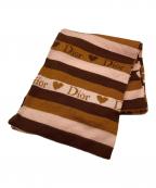 Christian Diorクリスチャン ディオール）の古着「カシミヤ混マフラー」｜ブラウン