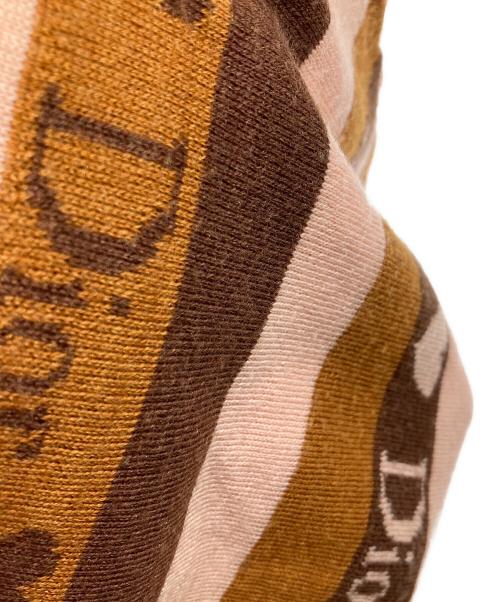 Christian Dior（クリスチャン ディオール）Christian Dior (クリスチャン ディオール) カシミヤ混マフラー ブラウンの古着・服飾アイテム