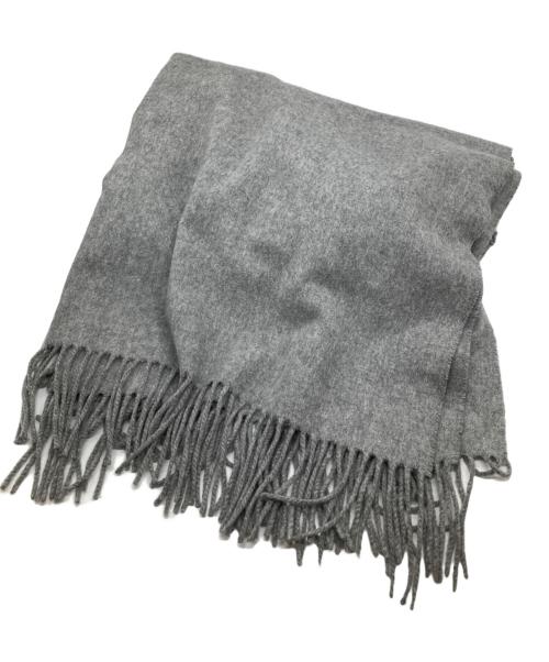 JOHNSTONS OF ELGIN（ジョンストンズオブエルガン）JOHNSTONS OF ELGIN (ジョンストンズオブエルガン) カシミヤマフラー グレーの古着・服飾アイテム