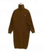 FRED PERRYフレッドペリー）の古着「Sports Culture Knitted Dress」｜ブラウン