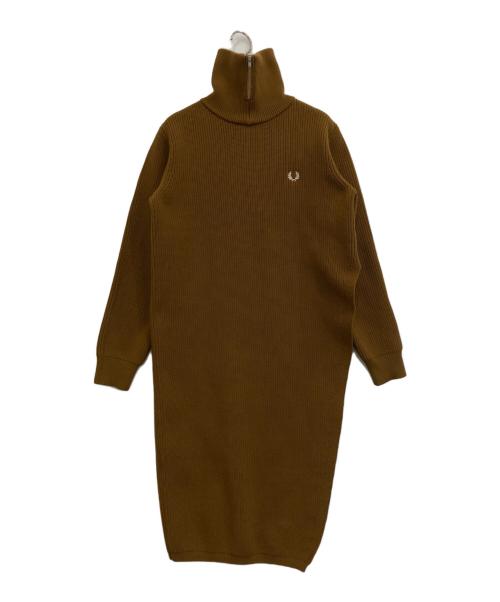 FRED PERRY（フレッドペリー）FRED PERRY (フレッドペリー) Sports Culture Knitted Dress ブラウン サイズ:36の古着・服飾アイテム