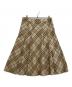 BURBERRY LONDON (バーバリーロンドン) ウールスカート ベージュ サイズ:40：5000円
