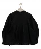 OMMOオーエムエムオー）の古着「FLASK PATTERN PADDING TOP」｜ブラック