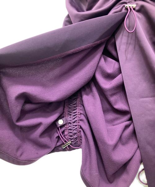 OMMO（オーエムエムオー）OMMO (オーエムエムオー) DRAWSTRING JERSEY SK パープル サイズ:38の古着・服飾アイテム