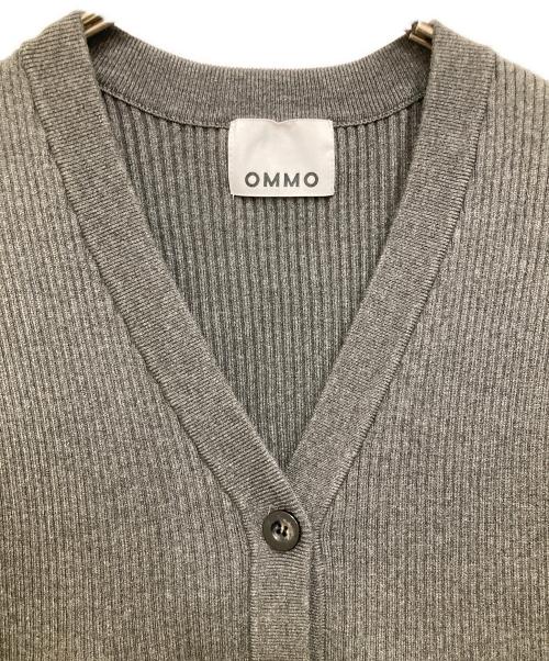 OMMO（オーエムエムオー）OMMO (オーエムエムオー) TUCK FLARE KNIT CD グレー サイズ:Fの古着・服飾アイテム