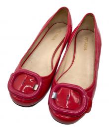 PRADA（プラダ）の古着「バレエシューズ」｜ピンク