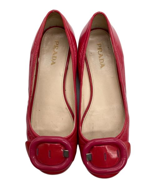 PRADA（プラダ）PRADA (プラダ) バレエシューズ ピンク サイズ:38の古着・服飾アイテム