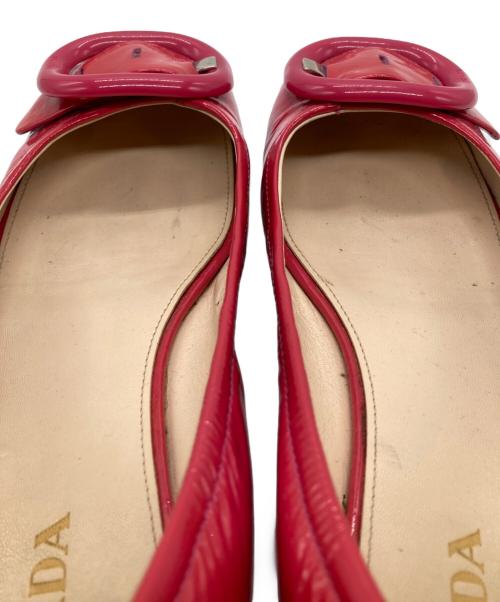 PRADA（プラダ）PRADA (プラダ) バレエシューズ ピンク サイズ:38の古着・服飾アイテム