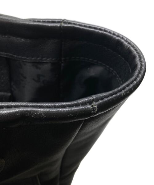 Schott（ショット）Schott (ショット) ミニライダーストートバッグ ブラックの古着・服飾アイテム