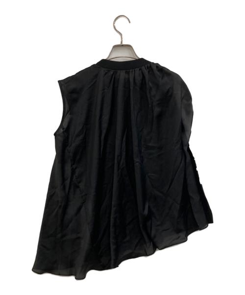 sacai（サカイ）sacai (サカイ) ツイストグラフィックTシャツ ブラック サイズ:1の古着・服飾アイテム