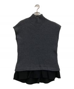 中古・古着通販】YOKO CHAN (ヨーコチャン) 切替ペプラムカットソー