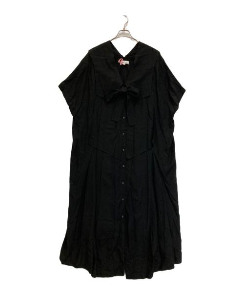 ENFOLD（エンフォルド）ENFOLD (エンフォルド) MAXI DRESS オーバーコート ワンピース ブラック サイズ:36の古着・服飾アイテム