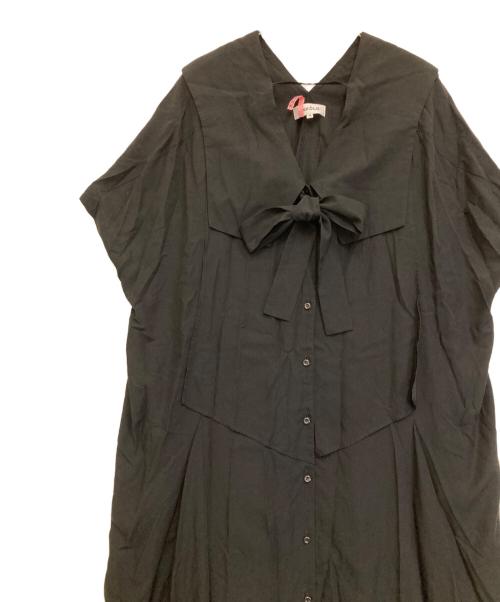 ENFOLD（エンフォルド）ENFOLD (エンフォルド) MAXI DRESS オーバーコート ワンピース ブラック サイズ:36の古着・服飾アイテム