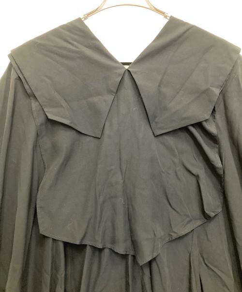 ENFOLD（エンフォルド）ENFOLD (エンフォルド) MAXI DRESS オーバーコート ワンピース ブラック サイズ:36の古着・服飾アイテム