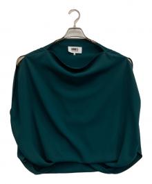 MM6 Maison Margiela（エムエムシックスメゾンマルジェラ）の古着「ノースリーブブラウス」｜グリーン