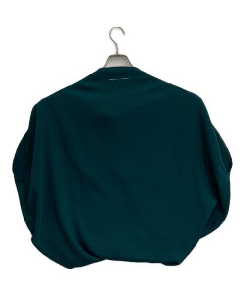 MM6 Maison Margiela（エムエムシックスメゾンマルジェラ）MM6 Maison Margiela (エムエムシックスメゾンマルジェラ) ノースリーブブラウス グリーン サイズ:-の古着・服飾アイテム