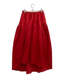 mtmodelist（エムティーモデリスト）の古着「ギャザースカート」｜レッド