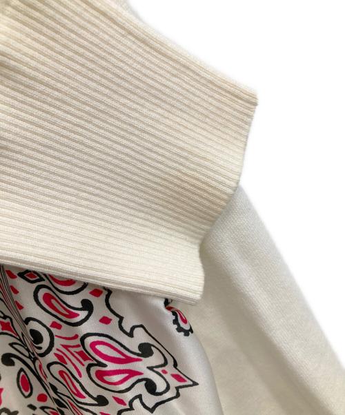 sacai（サカイ）sacai (サカイ) Bandana Print Cardigan ホワイト サイズ:2の古着・服飾アイテム