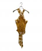 HERMESエルメス）の古着「シルクブラウス」｜オレンジ