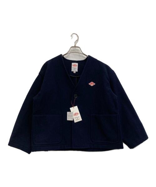 DANTON（ダントン）DANTON (ダントン) ウールパイル Vネックジャケット ネイビー サイズ:36の古着・服飾アイテム