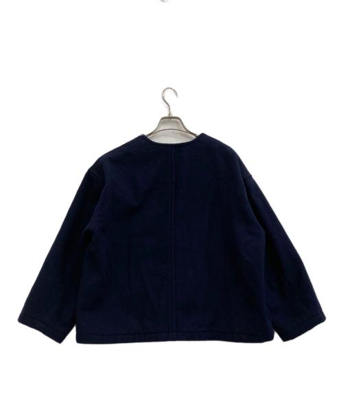 DANTON（ダントン）DANTON (ダントン) ウールパイル Vネックジャケット ネイビー サイズ:36の古着・服飾アイテム