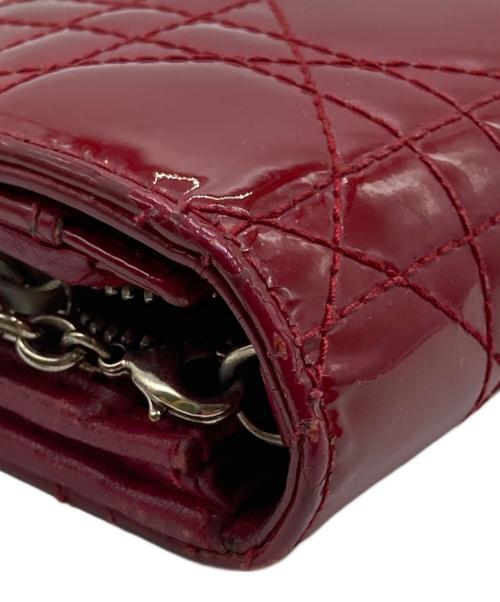 Christian Dior（クリスチャン ディオール）Christian Dior (クリスチャン ディオール) 長財布 レッドの古着・服飾アイテム