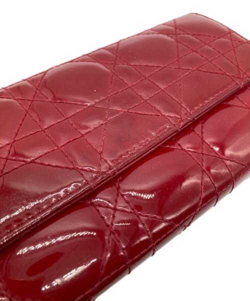 Christian Dior（クリスチャン ディオール）Christian Dior (クリスチャン ディオール) 長財布 レッドの古着・服飾アイテム