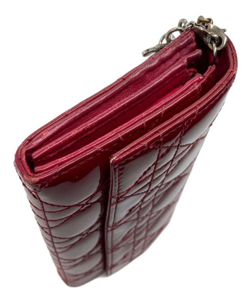 Christian Dior（クリスチャン ディオール）Christian Dior (クリスチャン ディオール) 長財布 レッドの古着・服飾アイテム