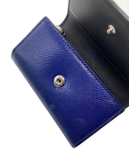 Christian Dior（クリスチャン ディオール）Christian Dior (クリスチャン ディオール) CDロゴ６連キーケース ブルーの古着・服飾アイテム