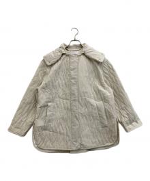 Adam et Rope（アダム エ ロペ）の古着「3WAYフーディーキルティングブルゾン」｜ホワイト