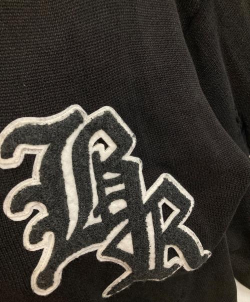 BREATH（ブレス）BREATH (ブレス) クラッシュニットカーディガン ブラック サイズ:Mの古着・服飾アイテム