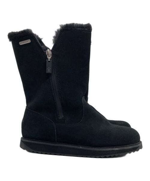 emu（エミュー）emu (エミュー) 撥水サイドジップムートンブーツ ブラック サイズ:24の古着・服飾アイテム