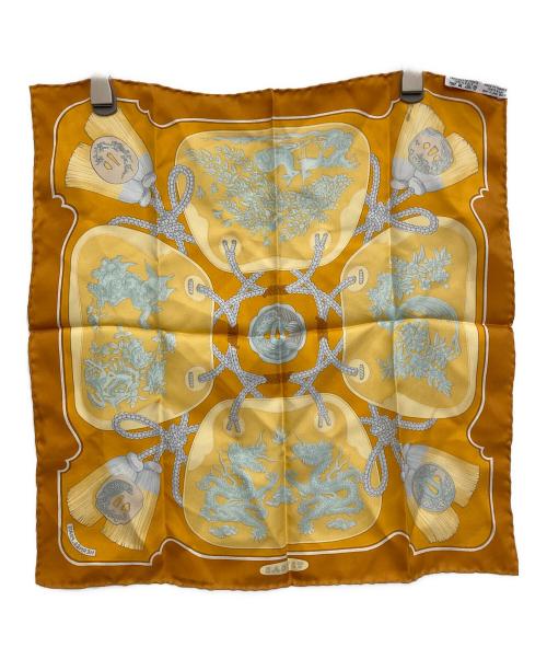 HERMES（エルメス）HERMES (エルメス) シルクスカーフ オレンジの古着・服飾アイテム