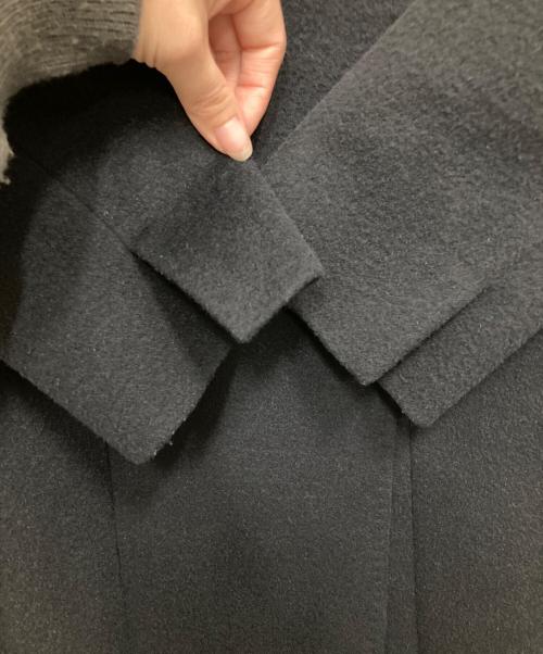 23区（ニジュウサンク）23区 (ニジュウサンク) アンゴラブレンドコート ネイビー サイズ:38の古着・服飾アイテム