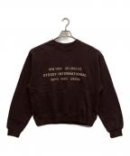 stussyステューシー）の古着「スウェット」｜ブラウン