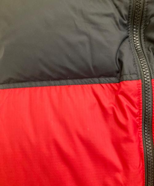 THE NORTH FACE（ザ ノース フェイス）THE NORTH FACE (ザ ノース フェイス) RETRO NUPTSE VEST レッド×ブラック サイズ:Mの古着・服飾アイテム