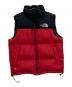 THE NORTH FACE（ザ ノース フェイス）の古着「RETRO NUPTSE VEST」｜レッド×ブラック