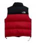 THE NORTH FACE (ザ ノース フェイス) RETRO NUPTSE VEST レッド×ブラック サイズ:M：13000円
