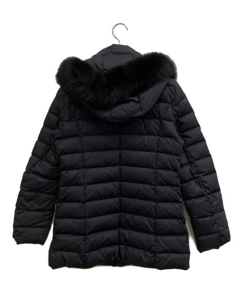 UNTITLED（アンタイトル）UNTITLED (アンタイトル) デイジーサテンフォックスファーダウン ネイビー サイズ:1の古着・服飾アイテム