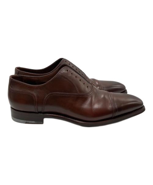 Santoni（サントーニ）Santoni (サントーニ) ドレスシューズ ブラウン サイズ:6.5の古着・服飾アイテム