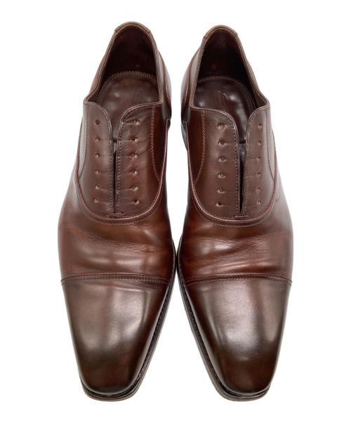 Santoni（サントーニ）Santoni (サントーニ) ドレスシューズ ブラウン サイズ:6.5の古着・服飾アイテム