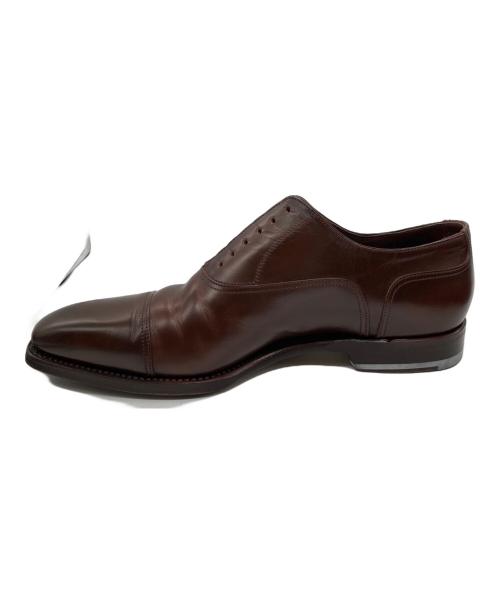 Santoni（サントーニ）Santoni (サントーニ) ドレスシューズ ブラウン サイズ:6.5の古着・服飾アイテム