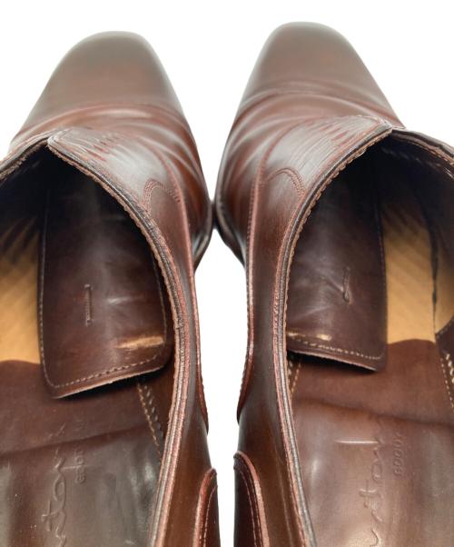 Santoni（サントーニ）Santoni (サントーニ) ドレスシューズ ブラウン サイズ:6.5の古着・服飾アイテム